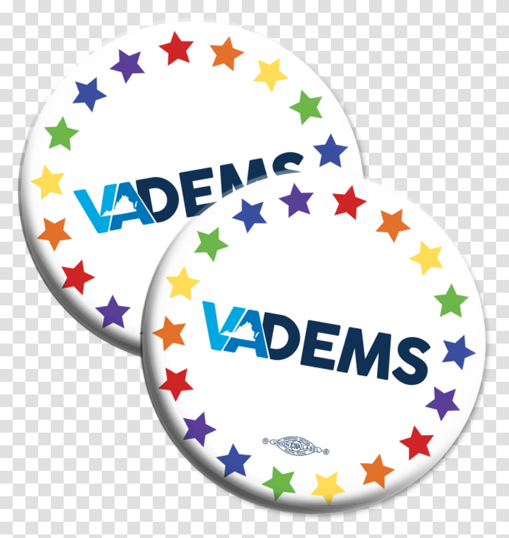 Rainbow Star Va Dems Virginia Democrats, Label, Logo Transparent Png