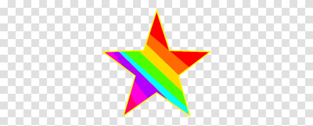 Rainbow Stars Clipart Graphic Design, Star Symbol Transparent Png
