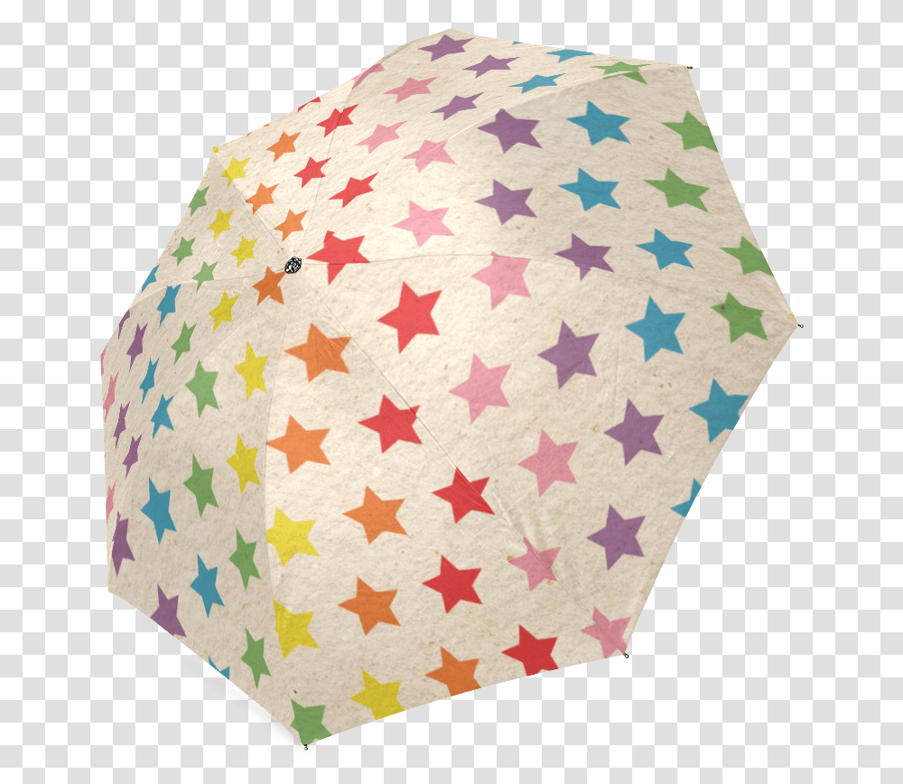 Rainbow Stars Foldable Umbrella, Rug, Blanket, Cushion, Quilt Transparent Png
