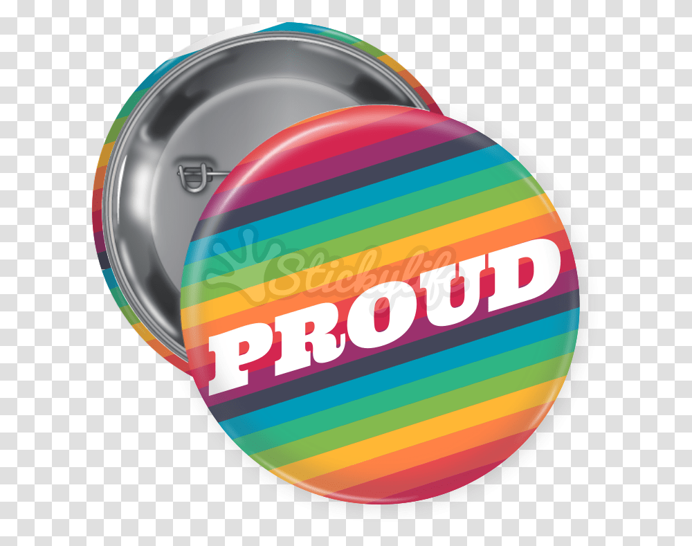 Rainbow Stripe Lgbtq Proud Pin Backed Button Graphic Design, Helmet Transparent Png