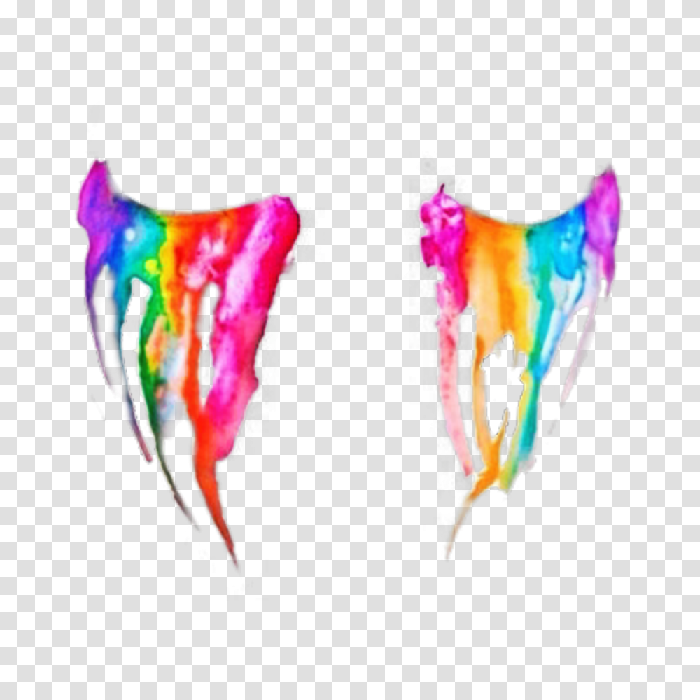 Rainbow Tears Smudge Mascara, Dye, Accessories Transparent Png
