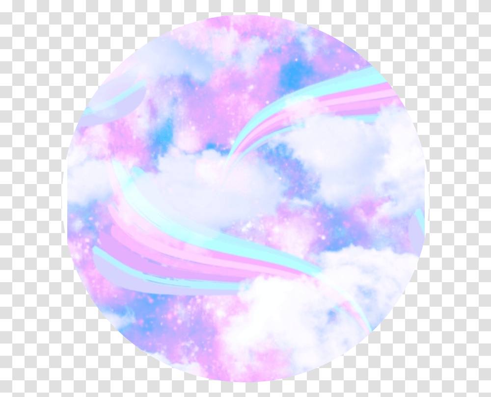 Rainbow To Background Birthday Blue Pink Freetoedit Pastel Galaxy Rainbow Background, Sphere, Nature, Outer Space, Astronomy Transparent Png