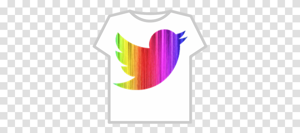 Rainbow Twitter Bird Graphic Design, Number, Symbol, Text, Clothing Transparent Png