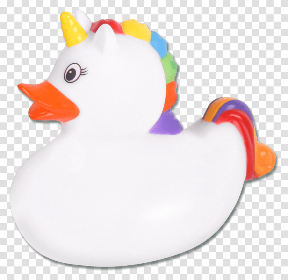 Rainbow Unicorn Bath Duck Duck, Snowman, Winter, Outdoors, Nature Transparent Png