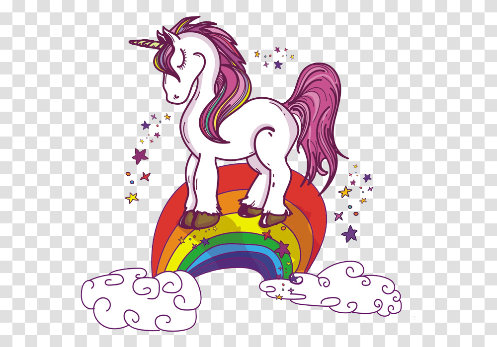 Rainbow Unicorn Download Unicorn Rainbow Unicorn, Graphics, Art, Doodle, Drawing Transparent Png