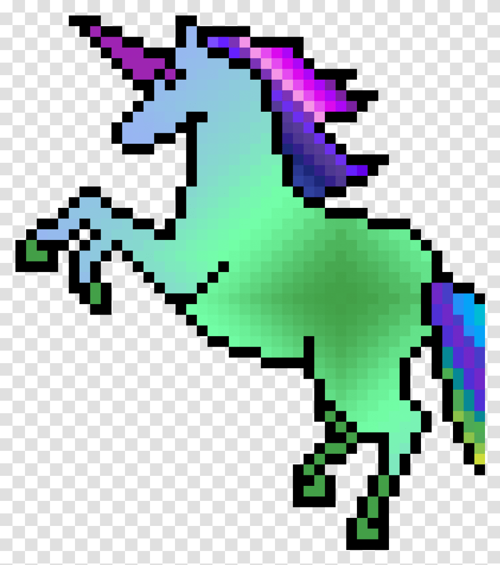 Rainbow Unicorn, Cross Transparent Png