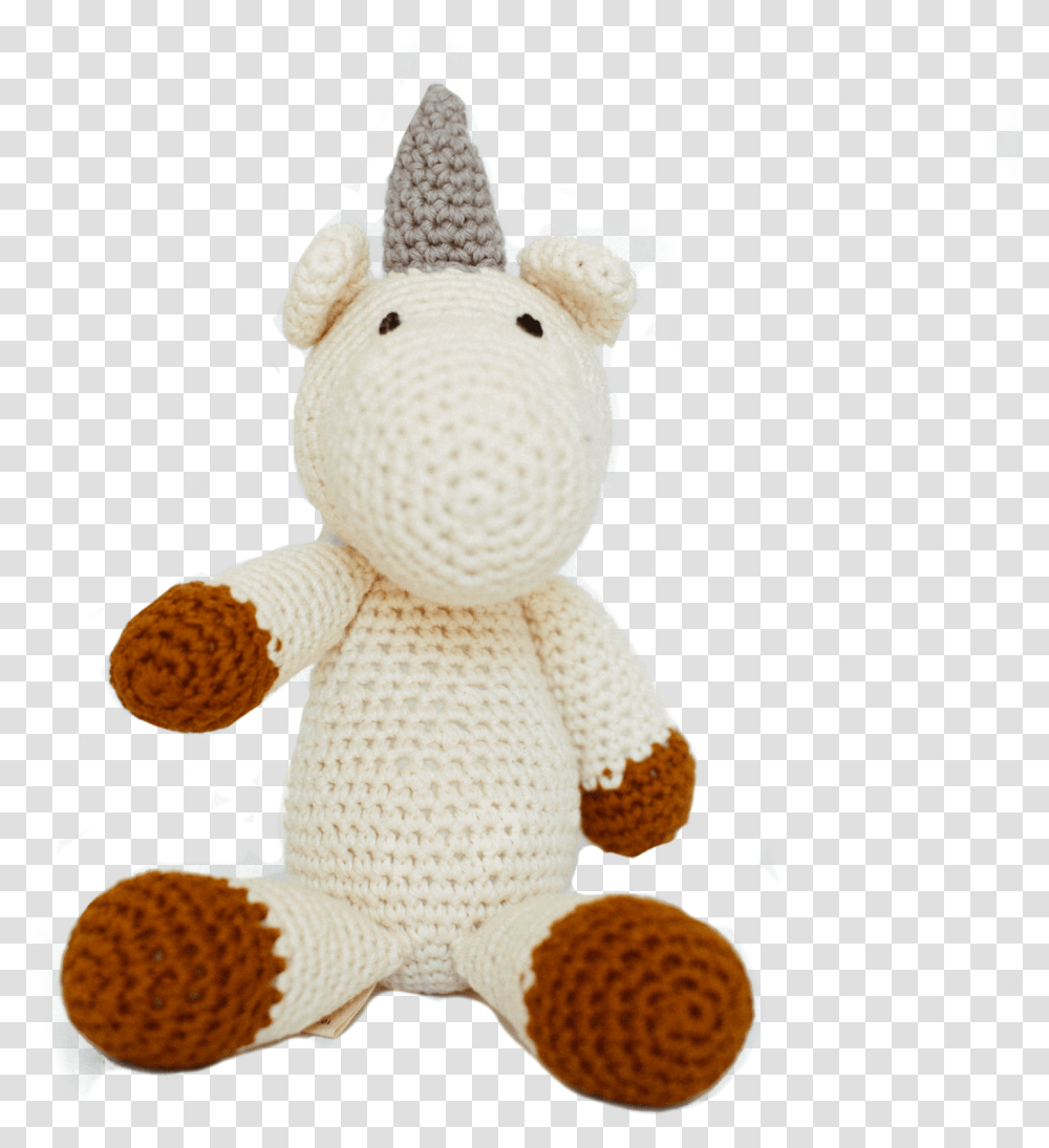 Rainbow Unicorn Knitted Toy Knitted Toy, Plush, Sweets, Food, Confectionery Transparent Png