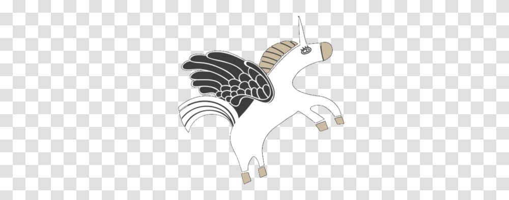 Rainbow Unicorn - Jeune Premier Mythical Creature, Hammer, Tool, Axe, Stencil Transparent Png