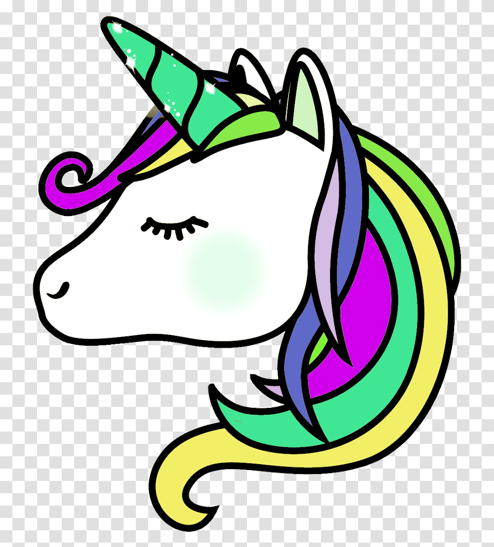 Rainbow Unicorn Unicorn, Animal, Mammal Transparent Png