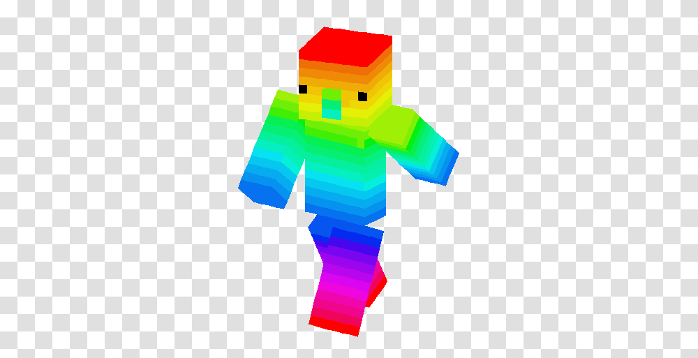 Rainbow Villager Skin Minecraft Skins, Crystal Transparent Png