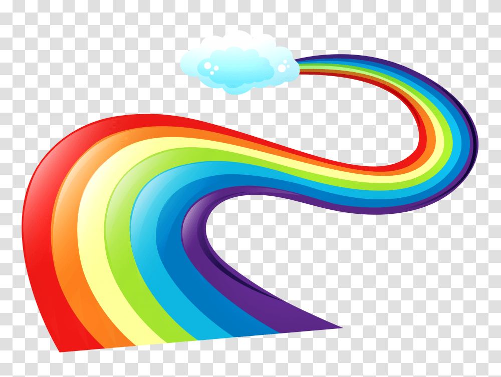 Rainbow Way Clipart Clip Art Rainbow Way, Graphics, Tape, Nature, Outdoors Transparent Png