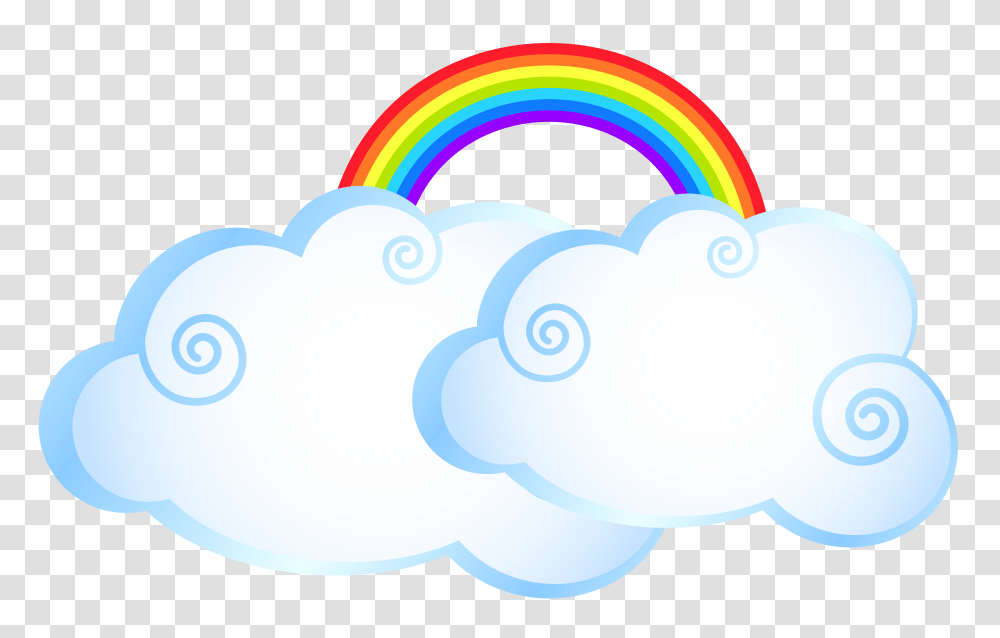 Rainbow With Clouds Clip Art Gallery, Nature, Outdoors, Sea Transparent Png