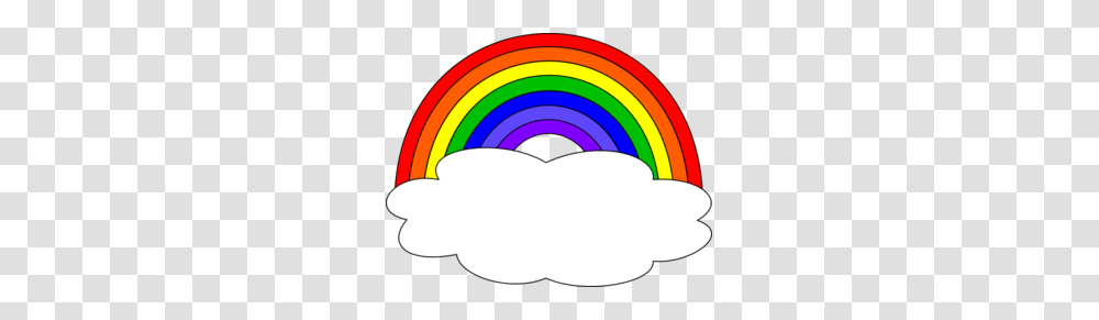 Rainbow With Single Cloud Clip Art, Bowl, Mixing Bowl, Light, Tape Transparent Png