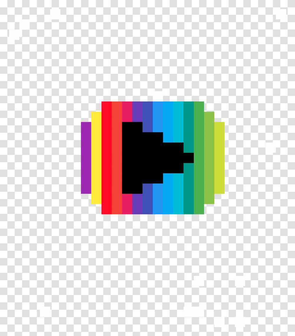 Rainbow Youtube Logo, Pac Man Transparent Png