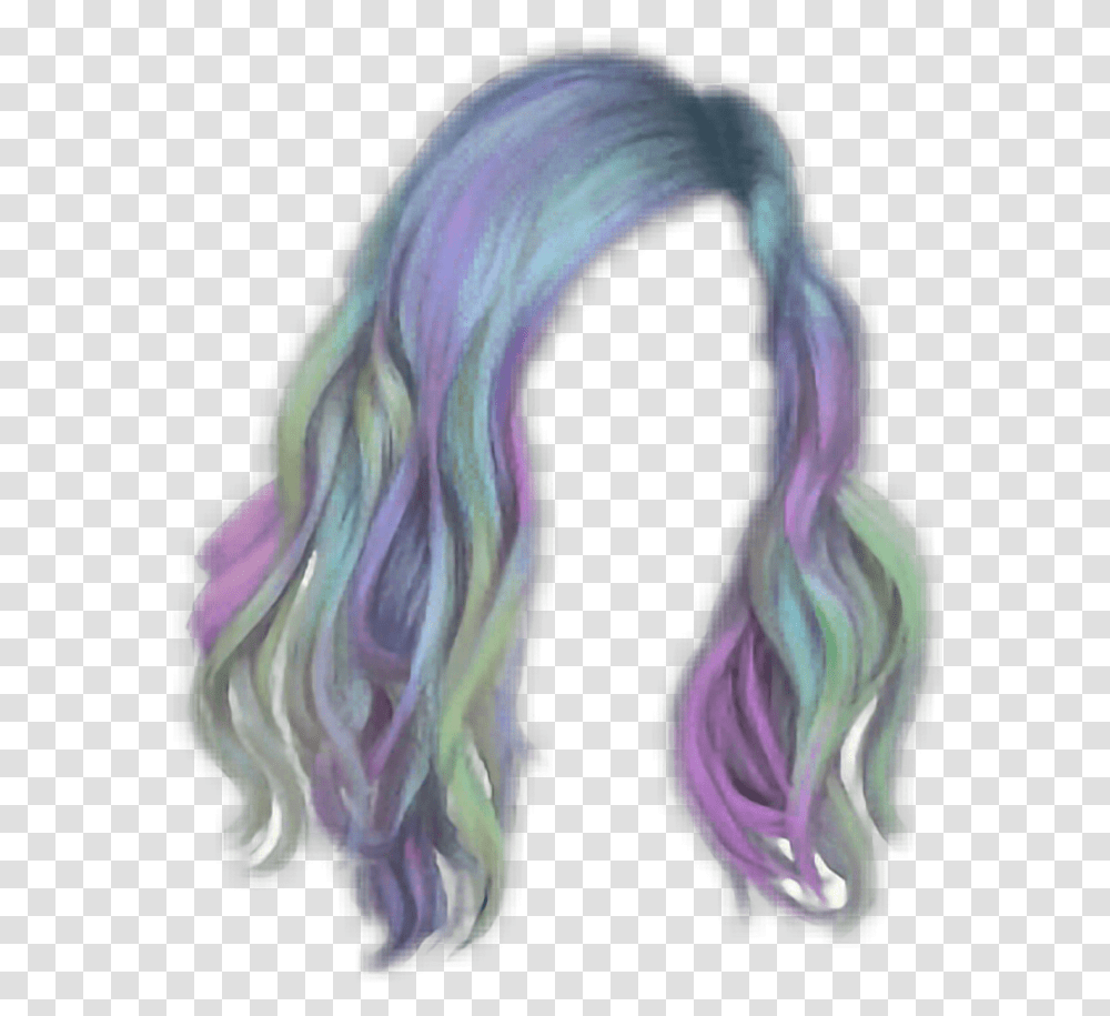 Rainbowhair Lace Wig, Dye, Purple, Yarn Transparent Png