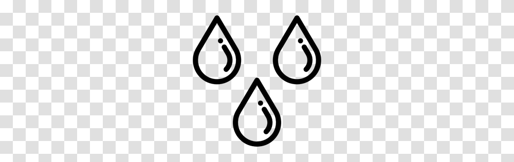Raindrop Rain Drop Water Teardrop Weather Icon, Gray, World Of Warcraft Transparent Png