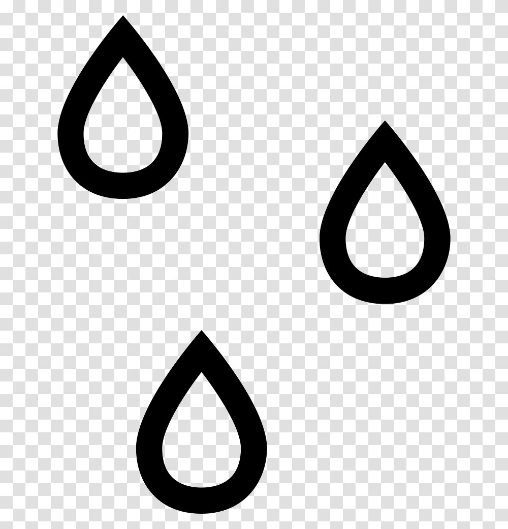 Raindrops Icon, Number, Logo Transparent Png