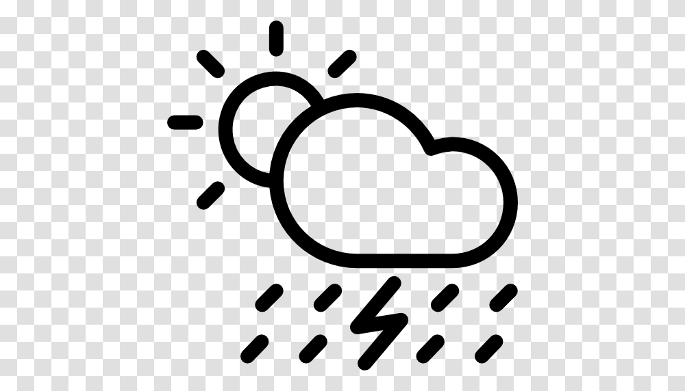 Rainfall Storm Raining Raindrops Weather Clouds Icon, Stencil, Label, Sunglasses Transparent Png