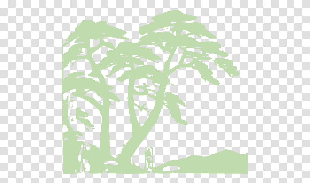 Rainforest Edit 5 Clip Art Trees Rainforest Black And White, Plant, Leaf, Vegetable, Food Transparent Png