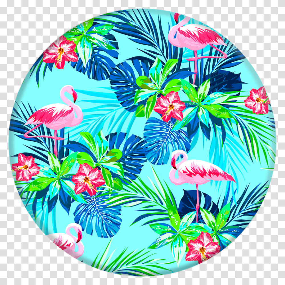 Rainforest Flamingos Popsocket Flamingo Popsocket, Bird, Animal, Swimwear Transparent Png