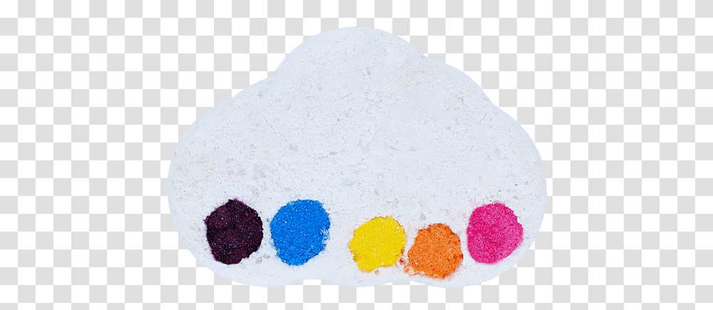 Raining Rainbows Watercolours Fizzylicious Circle, Rug, Powder Transparent Png