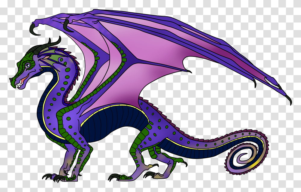 Rainwing For Bravery4 By Lunarnightmares981 Wings Rainwing Wings Of Fire, Dragon, Horse, Mammal, Animal Transparent Png