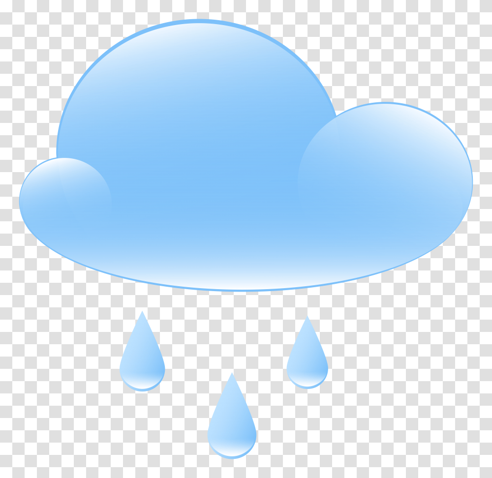 Rainy Cloud Weather Icon Clip Art, Balloon, Cylinder, Water Tower Transparent Png