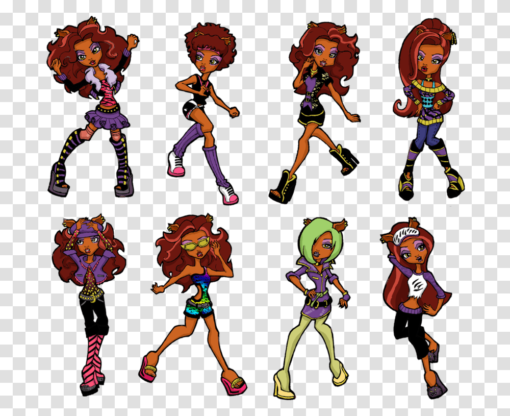 Rainy Day Monster High Dolls Monster High Clawdeen Outfits, Person, People, Costume, Toy Transparent Png