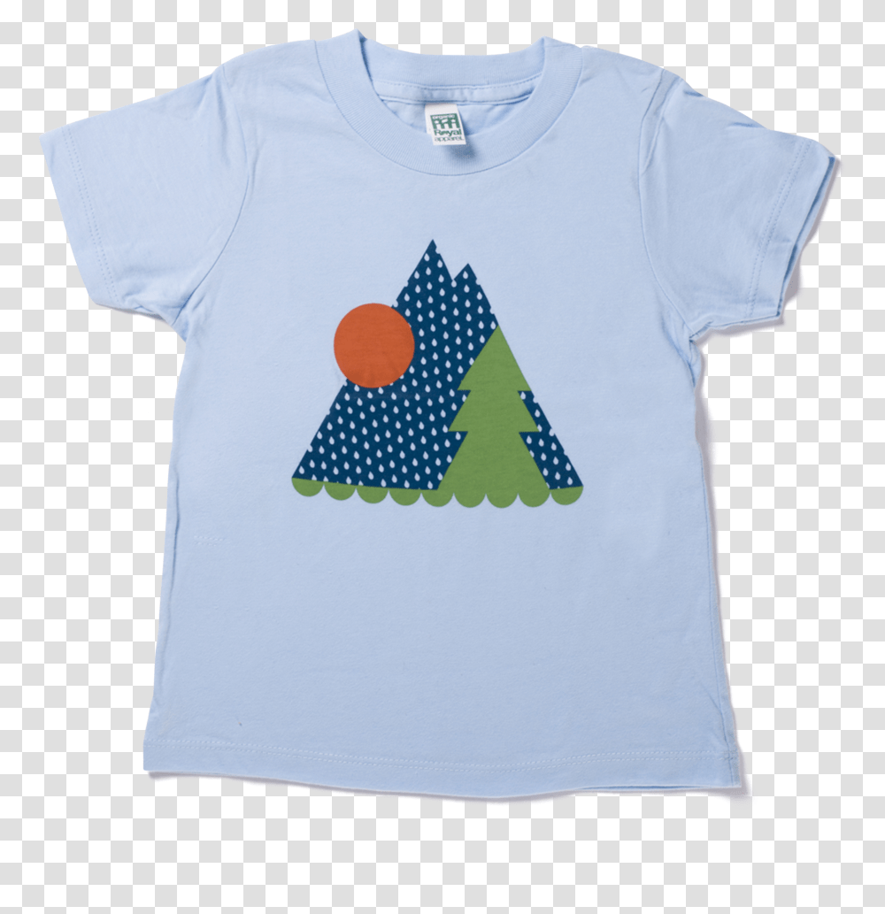 Rainy Mountain Kids Tee Clipart Download Polka Dot, Apparel, T-Shirt, Applique Transparent Png