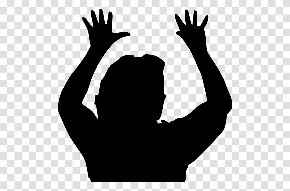 Raise Hand Clipart, Silhouette, Worship, Person, Human Transparent Png