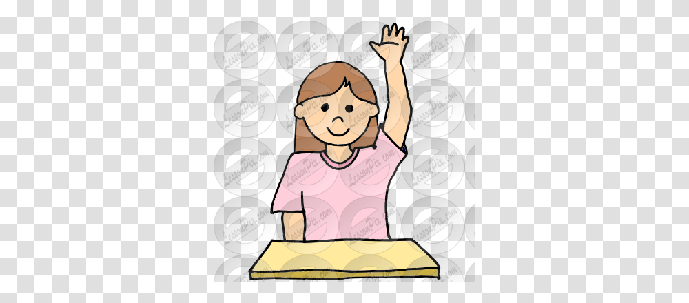 Raise Hand Picture For Classroom Therapy Use, Outdoors, Female, Advertisement Transparent Png