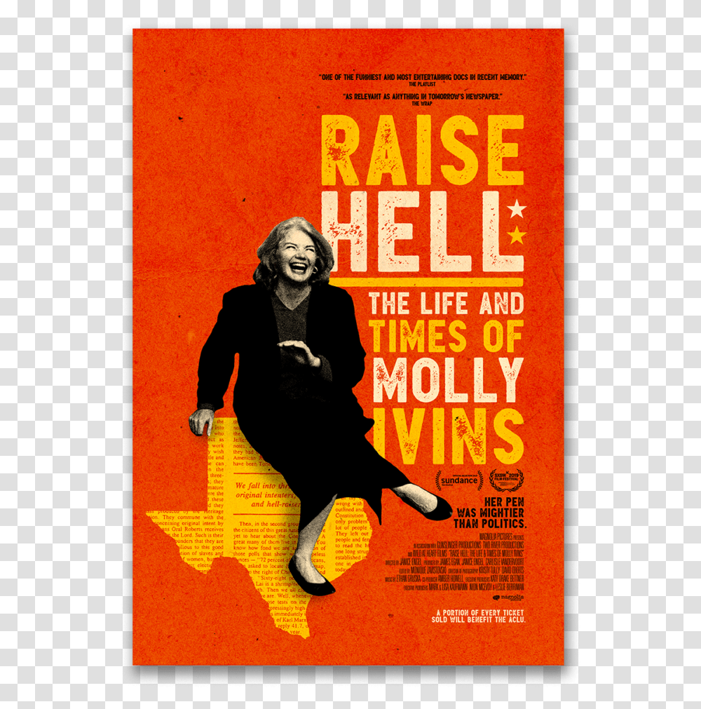 Raise Hell Documentary Poster Poster, Advertisement, Person, Human, Flyer Transparent Png