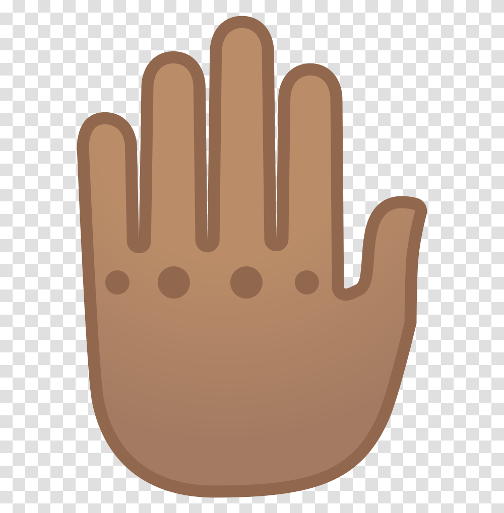Raised Back Of Hand Medium Skin Tone Icon Human Skin Color, Apparel, Glove Transparent Png