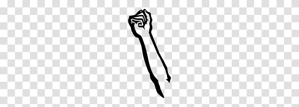 Raised Fist Clip Art Free Vector, Fork, Cutlery, Toothbrush, Tool Transparent Png