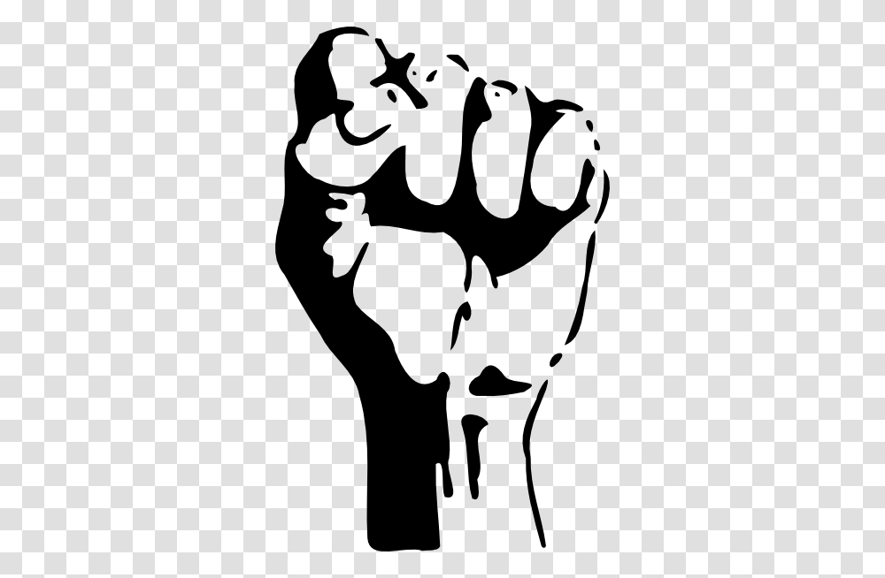 Raised Fist Clip Art, Hand, Stencil, Person, Human Transparent Png