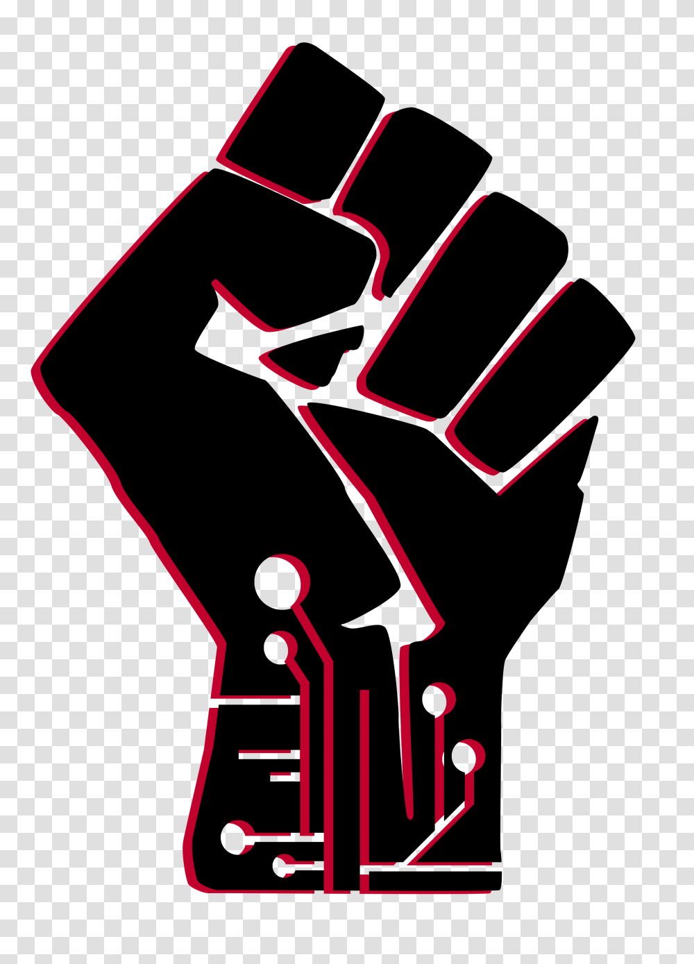 Raised Fist Revolution Clip Art, Hand, Number Transparent Png