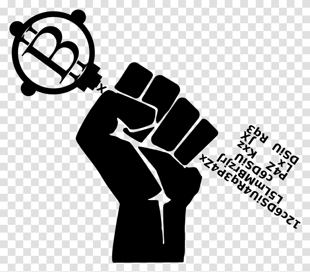 Raised Fist With Pencil Download Rap, Gray, World Of Warcraft Transparent Png