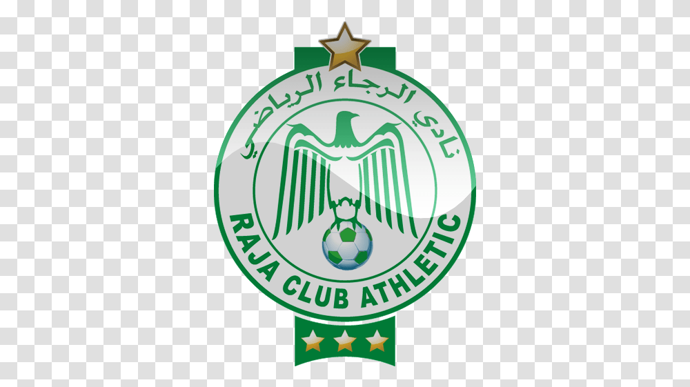 Raja Casablanca Football Logo Dca2 Raja Casablanca Logo, Symbol, Trademark, Badge, Birthday Cake Transparent Png