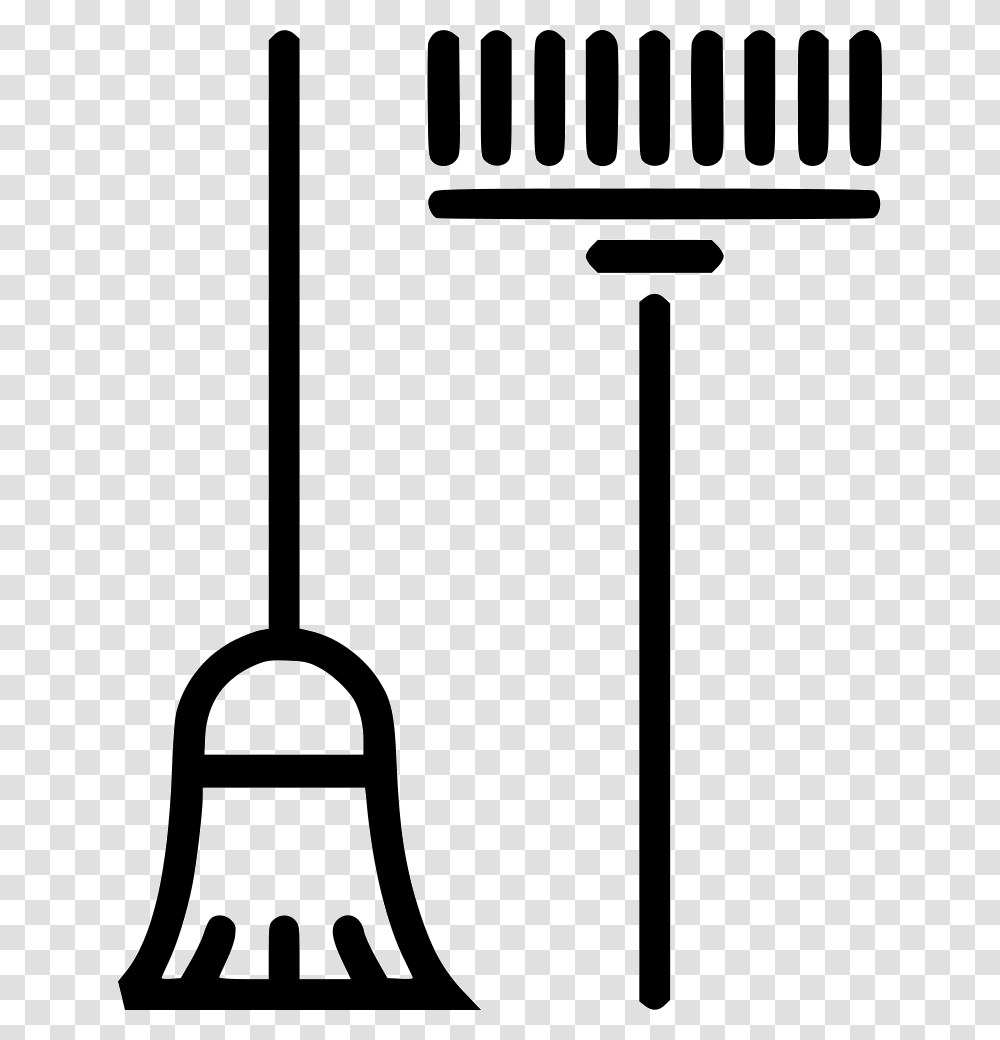 Rake And Broom Icon Free Download, Bow, Scale, Plot, Stencil Transparent Png