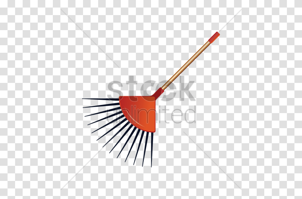 Rake Vector Image, Bow, Broom, Arrow Transparent Png