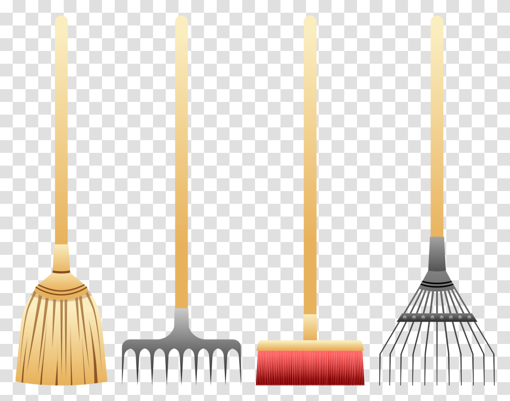 Rakes Clipart, Broom, Lamp Transparent Png