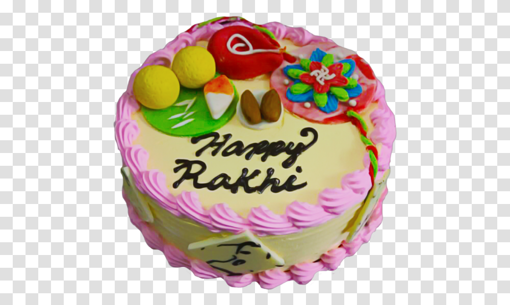 Rakhi Design Cake, Birthday Cake, Dessert, Food Transparent Png