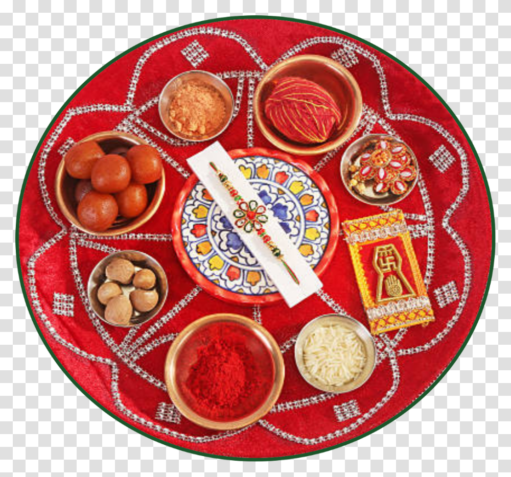 Rakhi Rakhifestival Rakshabandhan India Festival Dish, Platter, Meal, Food, Home Decor Transparent Png