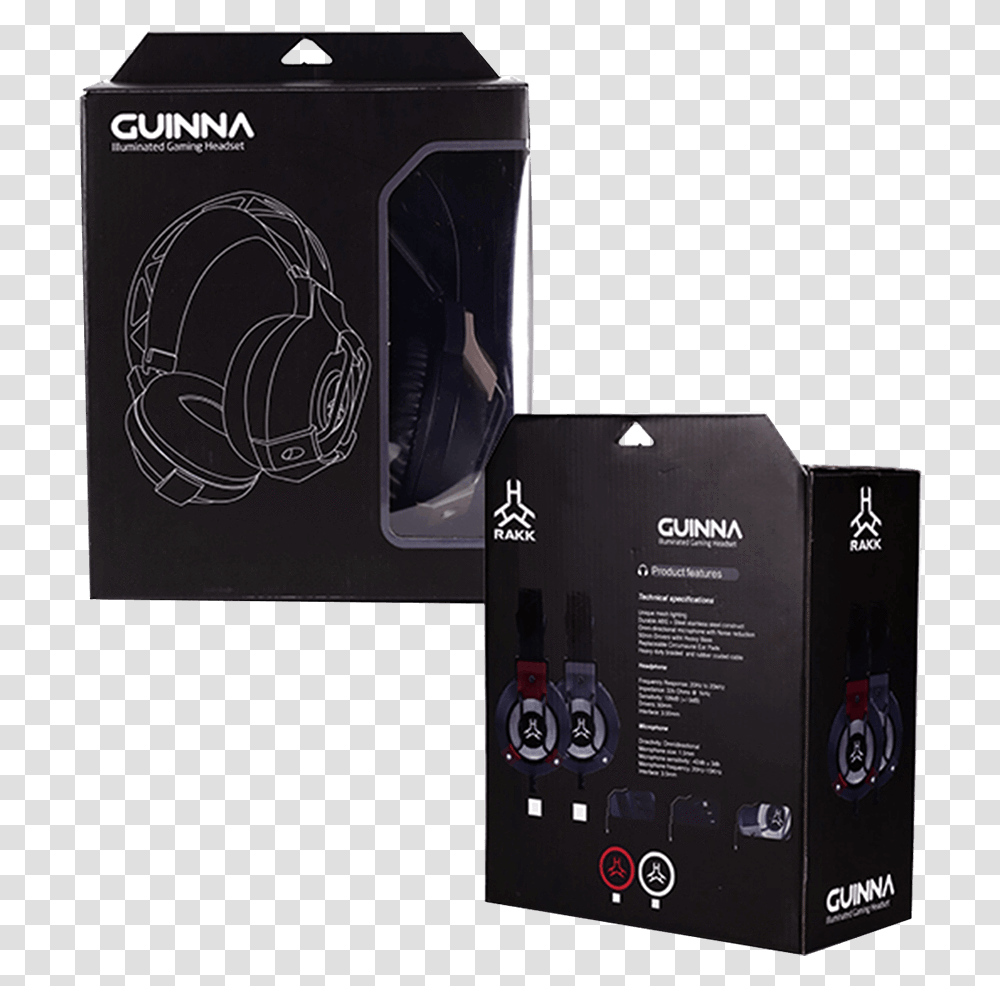 Rakk Guina Illuminated Gaming Headset White BoxClass, Electronics, Mobile Phone, Projector, Adapter Transparent Png