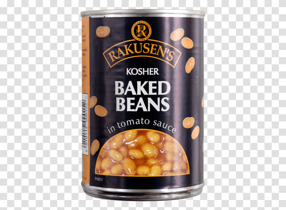 Rakusens Baked Beans, Plant, Tin, Food, Can Transparent Png