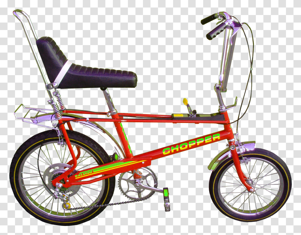 Raleigh Chopper Bike Red Mk 1 Image Raleigh Bicycle Company, Wheel, Machine, Vehicle, Transportation Transparent Png