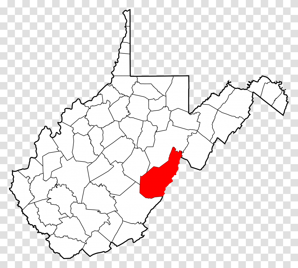 Raleigh County On Map, Diagram, Atlas, Plot, Bonfire Transparent Png