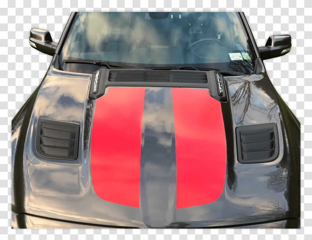 Rally Hood Stripes, Windshield, Car, Vehicle, Transportation Transparent Png