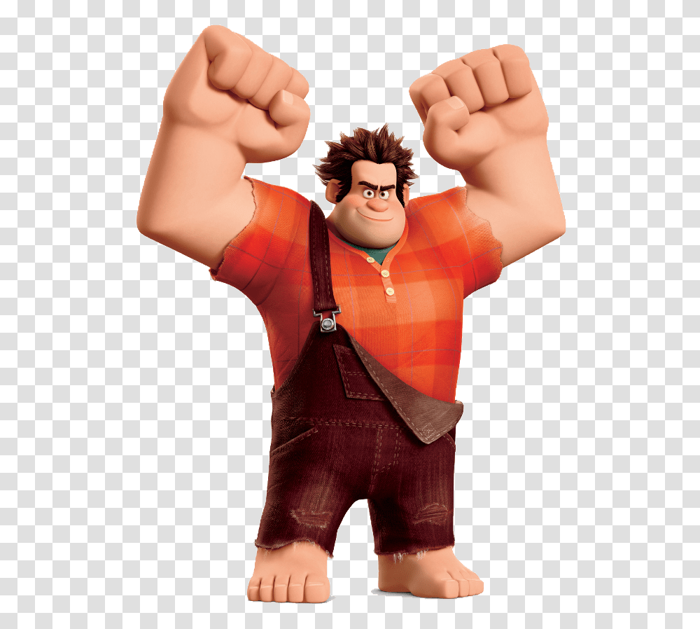 Ralph Fists In The Air, Hand, Person, Human, Figurine Transparent Png