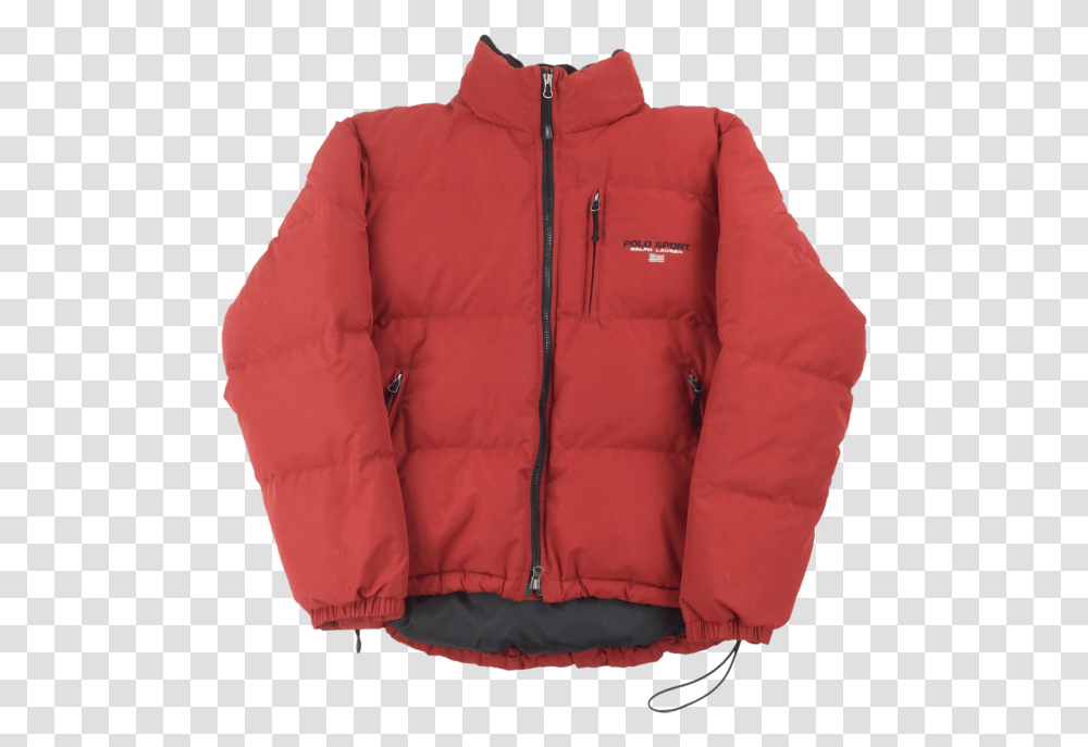 Ralph Lauren Polo Sport Fleece Lined Winter Puffer Jacket Xl Zipper, Clothing, Apparel, Coat, Vest Transparent Png